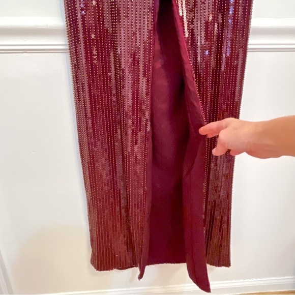 Haney Alessia Sequin Maxi Dress Gown 4 NWT - Picture 11 of 14